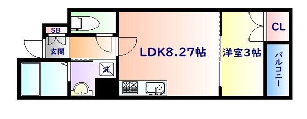 連坊駅 徒歩13分 1階の物件間取画像